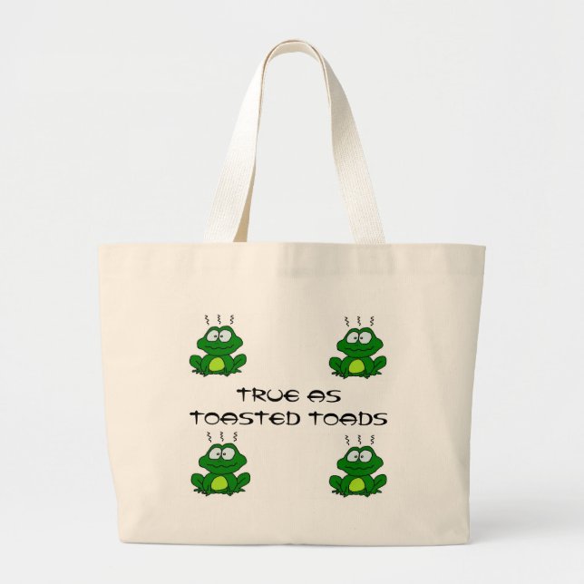 Grand Tote Bag Crapauds grillés Fourre-tout (Devant)