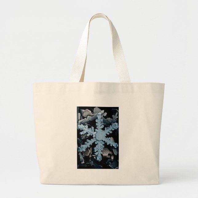 Grand Tote Bag Cristal 2 de neige (Devant)