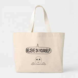 Grand Tote Bag Crois En Toi-Même