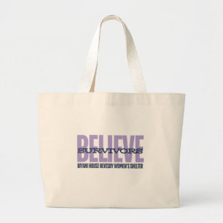 Grand Tote Bag Croyez les survivants fourre-tout