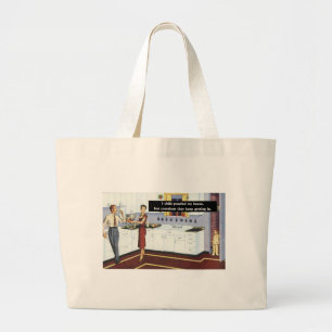 Grand Tote Bag Cuisine de protection pour enfants - Retro Vintage