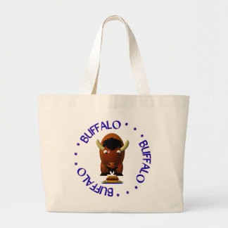 Grand Tote Bag Cute Buffalo with Beef on Weck and Buffalo Wings