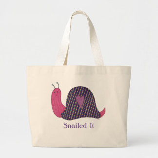 Grand Tote Bag Cute Fourre-tout - Snail - Snail #1
