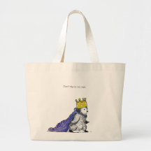 Cute Royal Penguin Canvas Fourre-tout