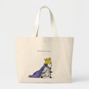 Grand Tote Bag Cute Royal Penguin Canvas Fourre-tout