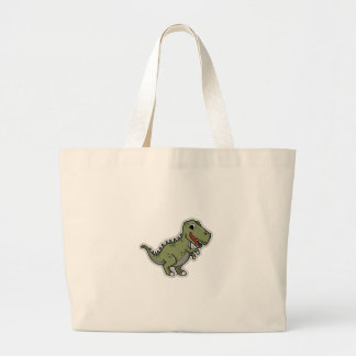 Grand Tote Bag Cute T-Rex Dinosaur Sticker – Funny Cartoon Dino