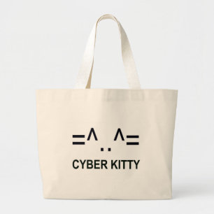 Grand Tote Bag Cyber Kitty