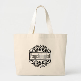Grand Tote Bag Damassé de psychologue