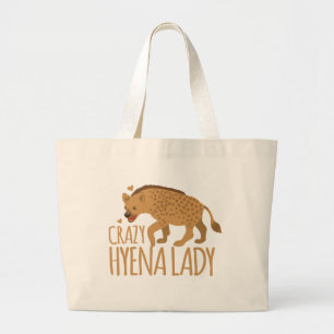 Grand Tote Bag dame folle d'hyène