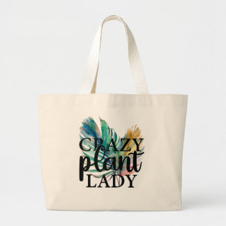 Grand Tote Bag Dame Plante folle