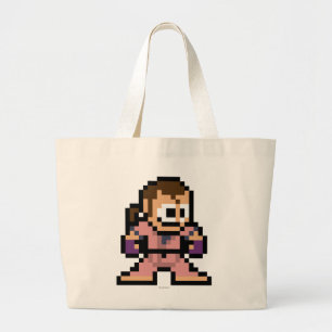 Grand Tote Bag Dan à 8 bits