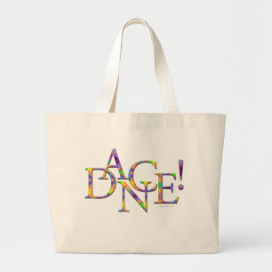 Grand Tote Bag Danse ! (Teignez en nouant)