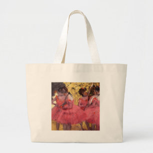 Grand Tote Bag Danseurs dans le rose