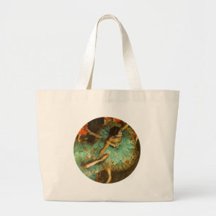 Grand Tote Bag Danseuse de ballet Danseuse verte Danseuse Degas P