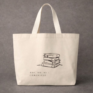 Grand Tote Bag Dark Academia – Art du livre   Cadeau pour introve