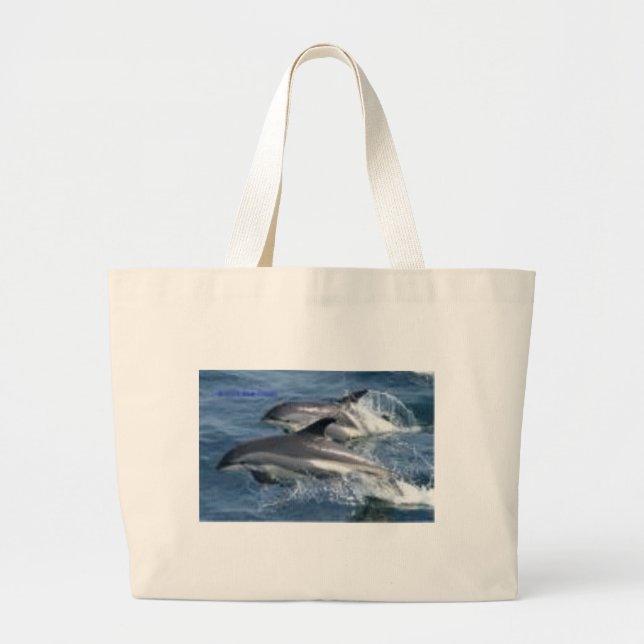 Grand Tote Bag dauphins (Devant)