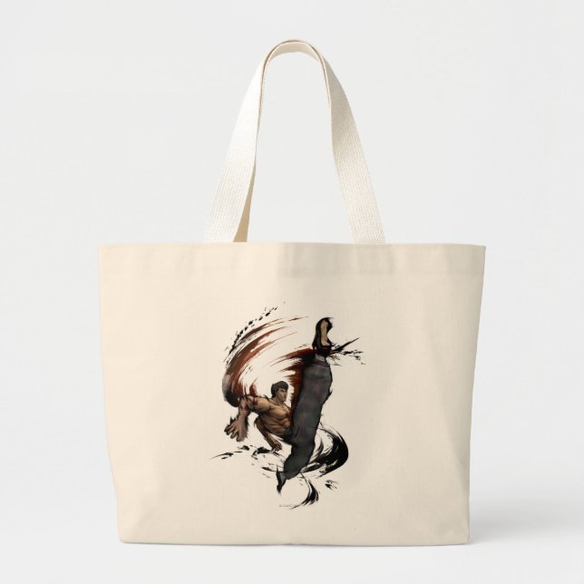 Grand Tote Bag De Fei coup-de-pied élevé longtemps (Devant)