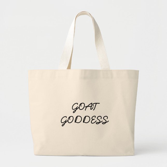 GRAND TOTE BAG DÉESSE DE CHÈVRE (Devant)