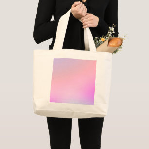 Grand Tote Bag Dégradé pastel de barbe à papa rêveur