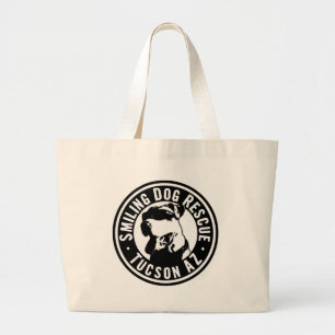 Grand Tote Bag Délivrance de sourire de chien