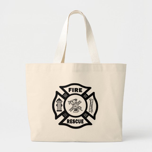 Grand Tote Bag Délivrance du feu (Devant)