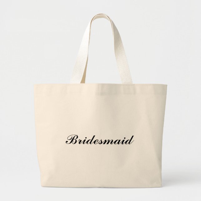 Grand Tote Bag "Demoiselle d'honneur" Fourre-tout enorme (Devant)
