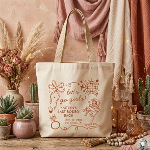 Grand Tote Bag Dernière Vacherie Disco Cow-girl Enterrement de Vi