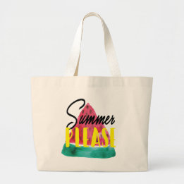 GRAND TOTE BAG D'ÉTÉ PASTÈQUE FOURRE-TOUT SVP
