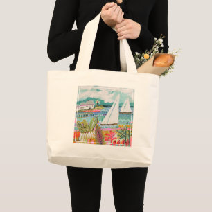 Grand Tote Bag Deux voiliers