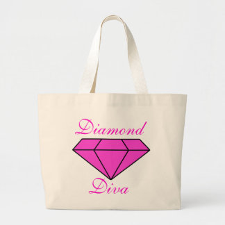Grand Tote Bag Diva Fourre-tout de diamant