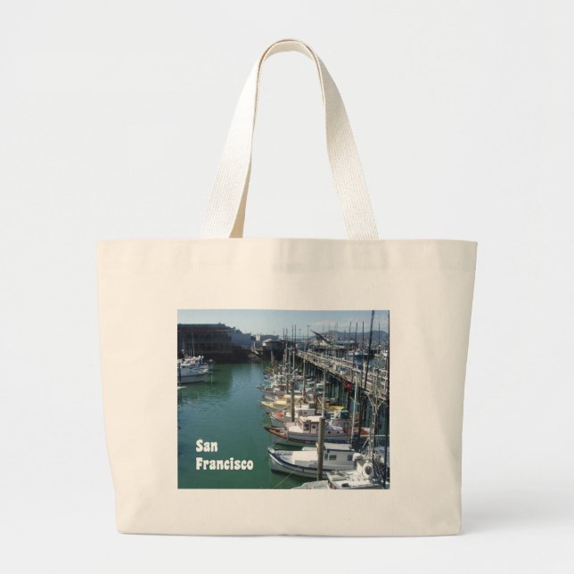 Grand Tote Bag Docks cool de San Francisco (Devant)