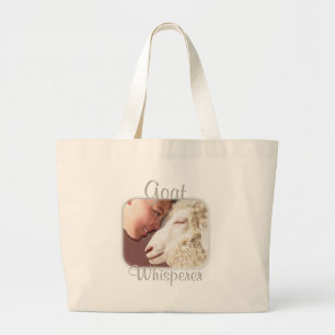 Grand Tote Bag Don de chèvre Whisperer de chèvre