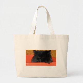 Grand Tote Bag Dougy le chat persan fourre-tout