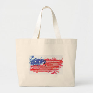 Grand Tote Bag drapeau américain