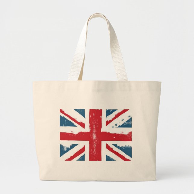 Grand Tote Bag Drapeau britannique (Devant)