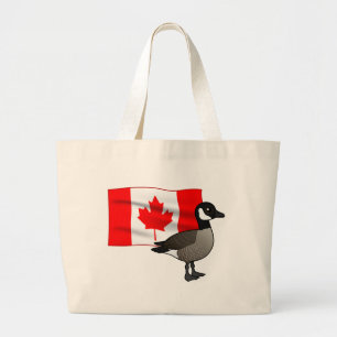 Grand Tote Bag Drapeau canadien
