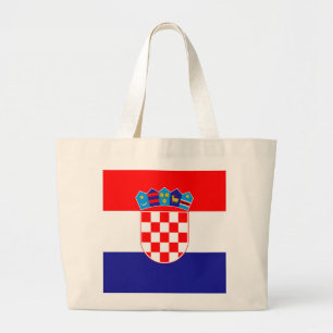 Grand Tote Bag Drapeau Croatie