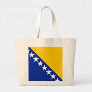 Grand Tote Bag Drapeau de Bosnie-Herzégovine