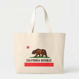 GRAND TOTE BAG DRAPEAU DE CALIFORNIE