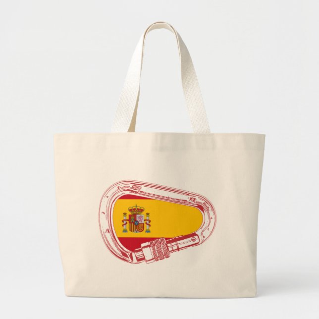 Grand Tote Bag Drapeau de carabinier espagnol (Devant)