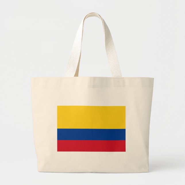 Grand Tote Bag Drapeau de la Colombie (Devant)