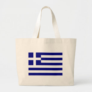 Grand Tote Bag Drapeau de la Grèce