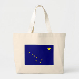 Grand Tote Bag Drapeau de l'Alaska