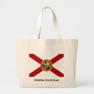 Grand Tote Bag Drapeau de l'État de Floride