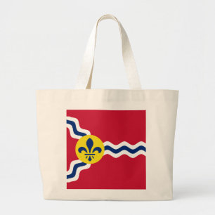 Grand Tote Bag Drapeau de St. Louis, Missouri
