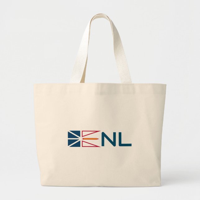 Grand Tote Bag Drapeau de Terre-Neuve-et-Labrador (Devant)