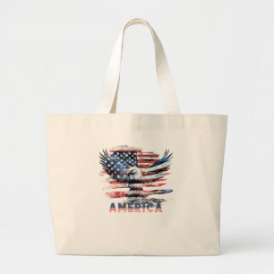 Grand Tote Bag Drapeau des États-Unis. Amérique