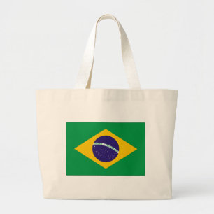 Grand Tote Bag Drapeau du Brésil