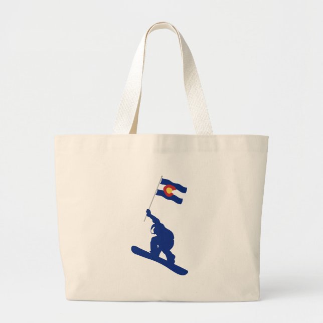 Grand Tote Bag Drapeau du Colorado (Devant)
