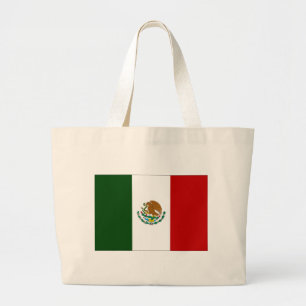 Grand Tote Bag Drapeau du Mexique